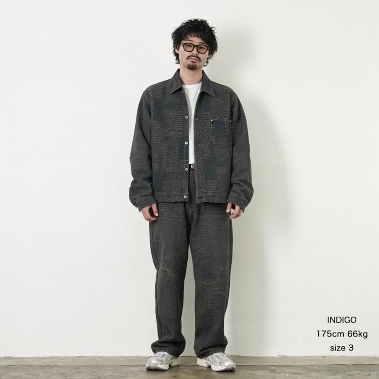 パラトレイト paratrait 25AW マッドサシコデニムジャケット MAD