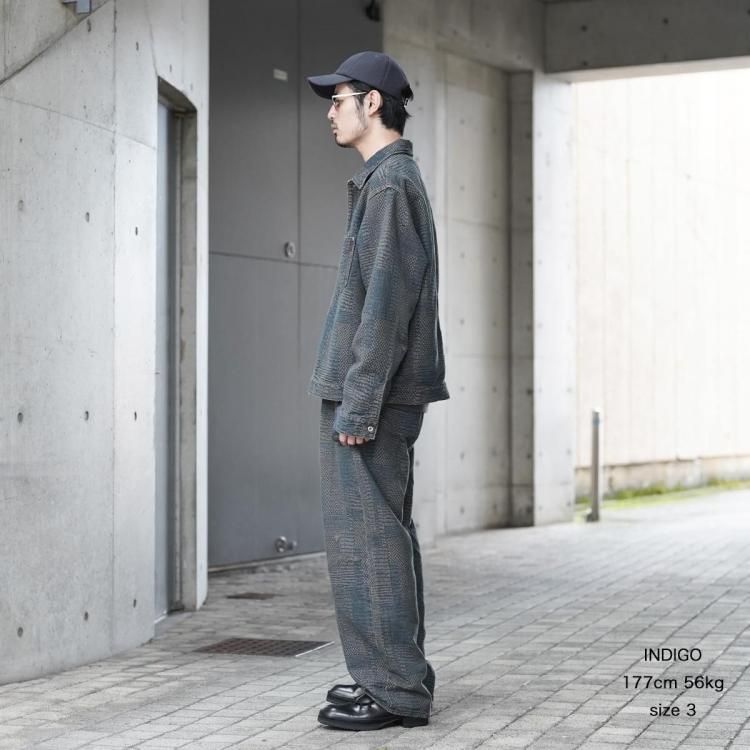 再構築 レイヤードシャーリングデニム パラトレイト paratrait 25AW マッドサシコデニムジャケット MAD