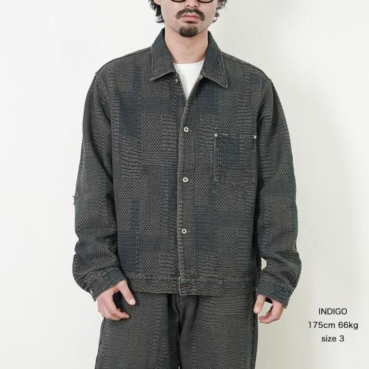 パラトレイト paratrait 25AW マッドサシコデニムジャケット MAD