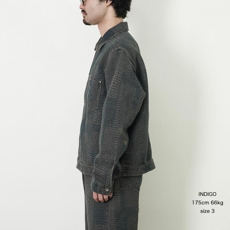 パラトレイト paratrait 25AW マッドサシコデニムジャケット MAD