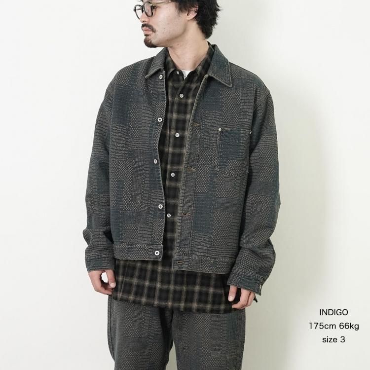 パラトレイト paratrait 25AW マッドサシコデニムジャケット MAD