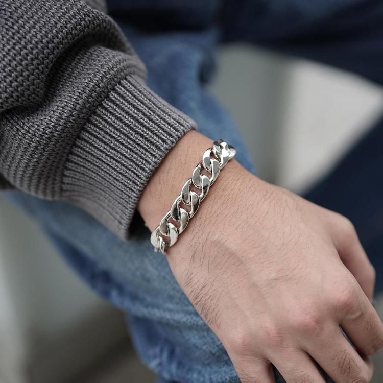 xolo basic link bracelet 14mm ブレスレット XOLO JEWELRY (ショロ) Basic Link Bracelet -14mm- XOB003