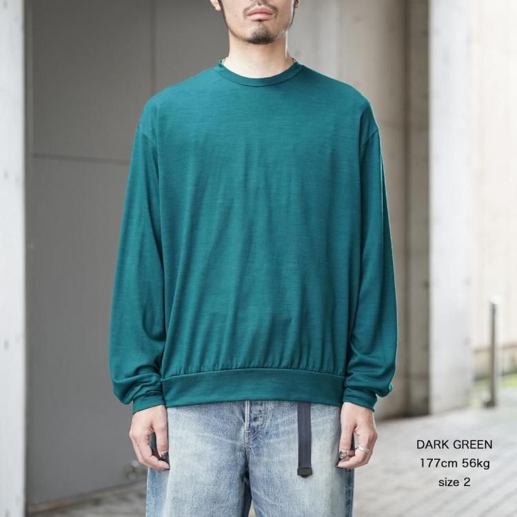 マーカ marka 25aw クルーネック CREW NECK (2/72 WOOL SINGLE