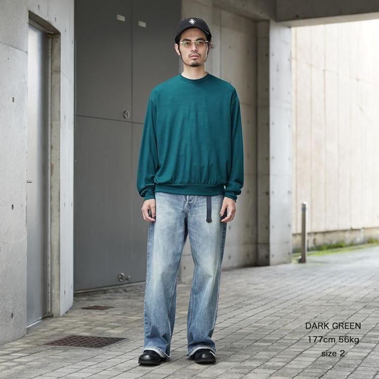 markaware クルーネック　新品 marka (マーカ) WAFFLE CREW NECK / ワッフルクルーネック