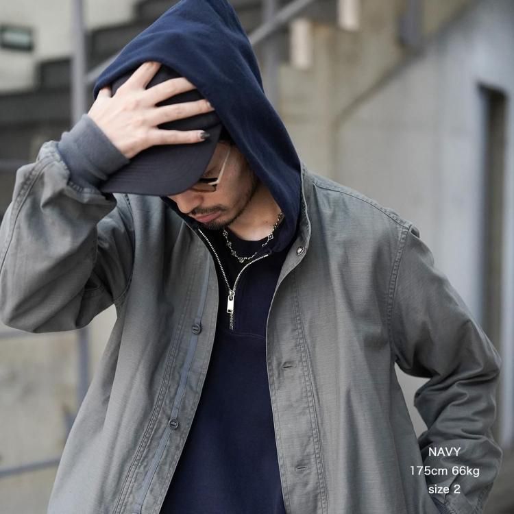 ノンネイティブ nonnative 25aw マリナーハーフジッププル