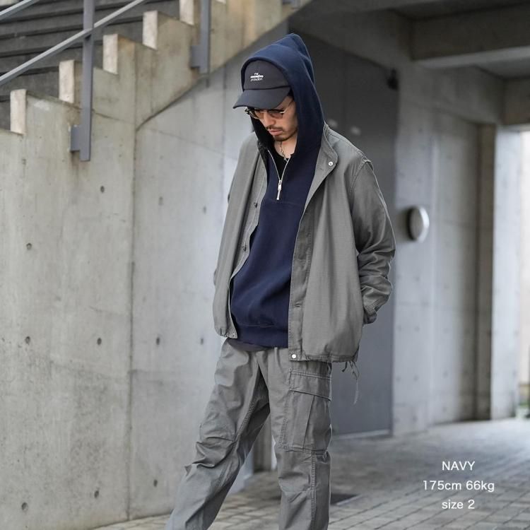 ノンネイティブ nonnative 25aw マリナーハーフジッププル