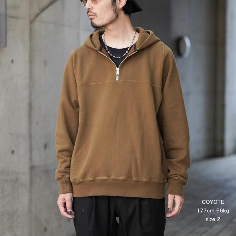 ノンネイティブ nonnative 25aw マリナーハーフジッププル