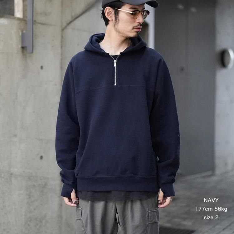 ノンネイティブ nonnative 25aw マリナーハーフジッププル