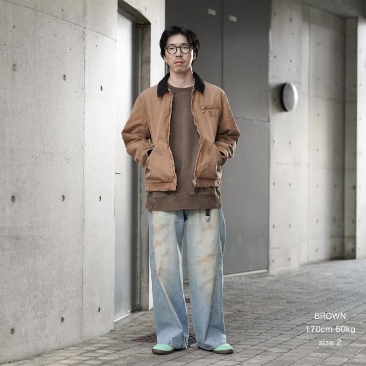 ジエダ JieDa 25aw ダックダメージジップジャケット DUCK DAMAGE