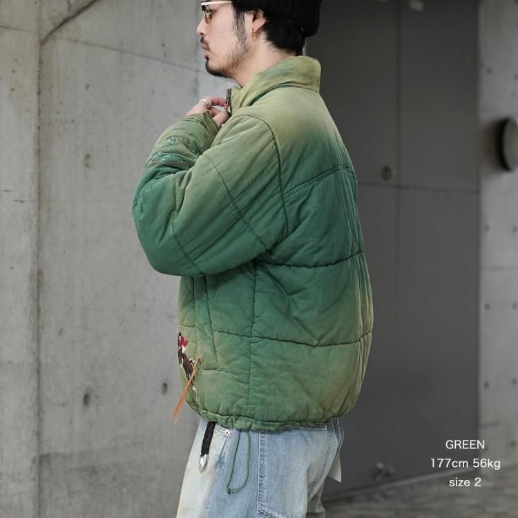 コッキ KHOKI 25aw ヴィンテージエフェクトパフジャケット Vintage