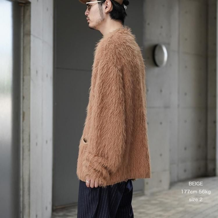 季節外品値下げ‼️MOUSSY FEATHER YARNオーバーサイズカーディガン FEATHER YARN OVERSIZED カーディガン（カーディガン/ボレロ