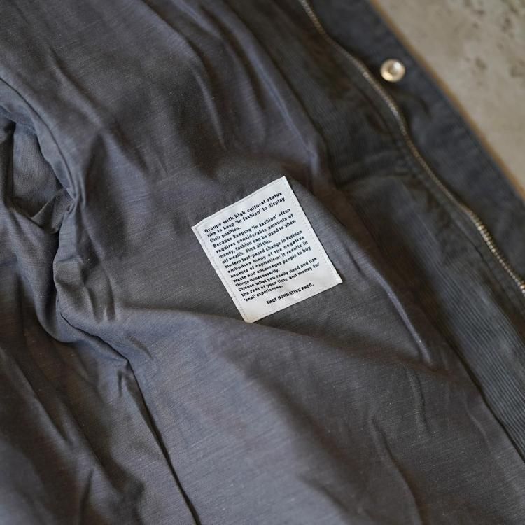ノンネイティブ nonnative 25aw トラッカーブルゾンコーデュロイ