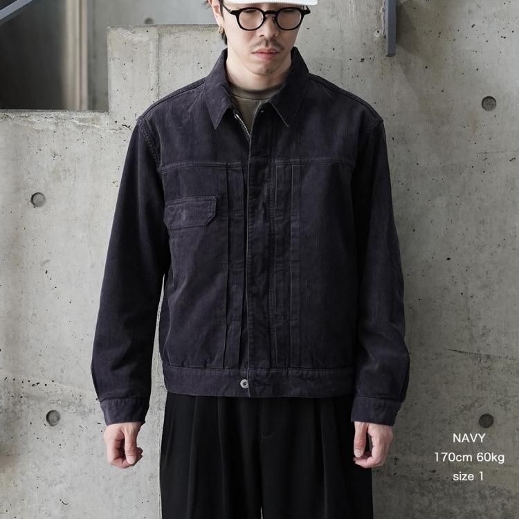 ジャケット・アウター nonnative TRUCKER BLOUSON COTTON CORD TRUCKER BLOUSON COTTON CORD SULFUR DYE WITH WINDSTOPPER