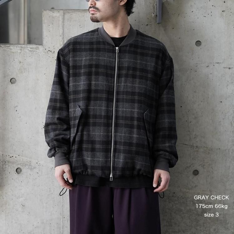 ポリプロイド POLYPLOID 25aw ボンバージャケット BOMBER JACKET