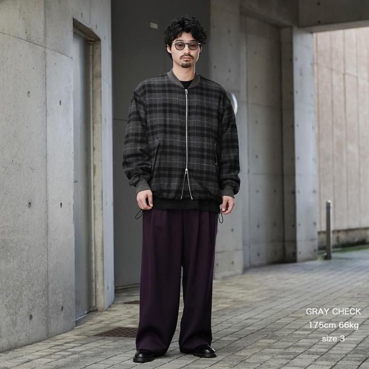 POLYPLOID（ポリプロイド）ボンバージャケット 【サイズ3】 ポリプロイド POLYPLOID 25aw ボンバージャケット BOMBER JACKET