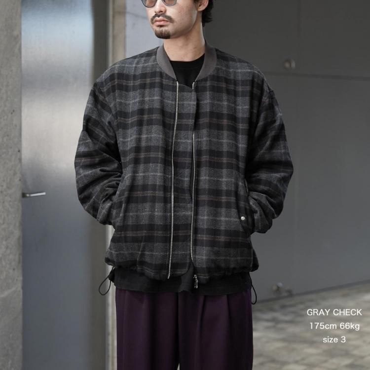 POLYPLOID(ポリプロイド)ボンバージャケット 【サイズ3】 ポリプロイド POLYPLOID 25aw ボンバージャケット BOMBER JACKET