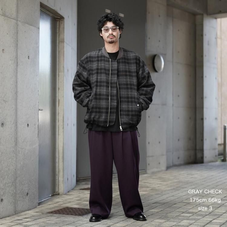 POLYPLOID（ポリプロイド）ボンバージャケット 【サイズ3】 ポリプロイド POLYPLOID 25aw ボンバージャケット BOMBER JACKET