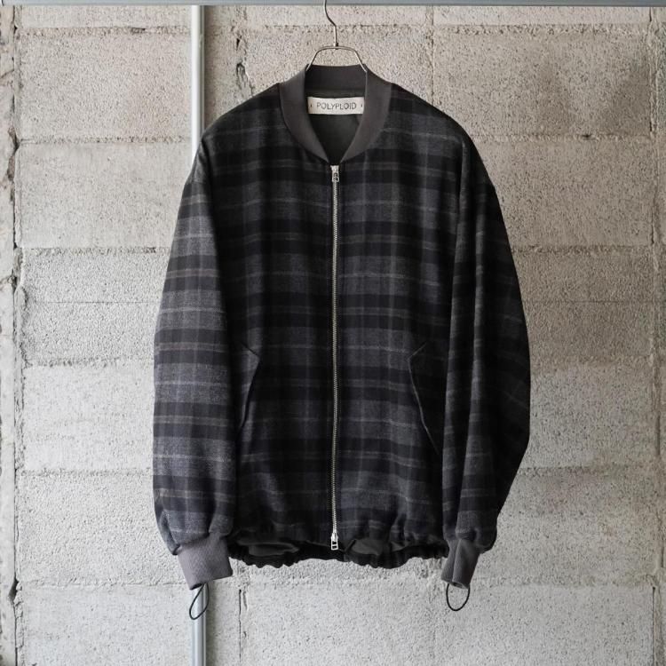 POLYPLOID（ポリプロイド）ボンバージャケット 【サイズ3】 ポリプロイド POLYPLOID 25aw ボンバージャケット BOMBER JACKET