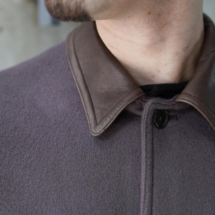 ビソウン BISOWN 25aw ラムウールハンティングコート LAMBSWOOL