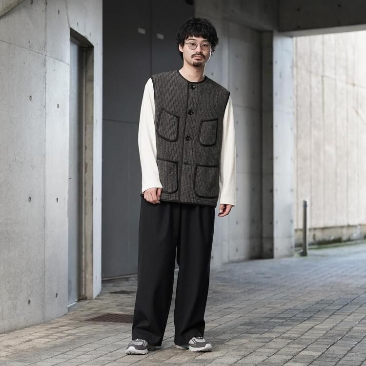 オーベルジュ AUBERGE 25aw ブラウン ベスト BROWN