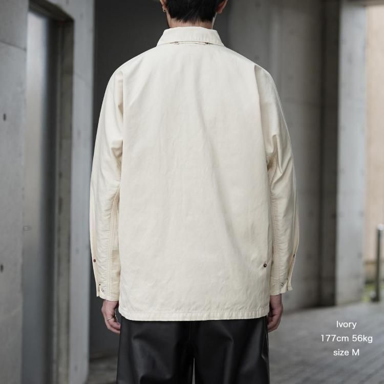 オー O- 25aw チョアジャケットカバーオールモールスキン XXC(HORE