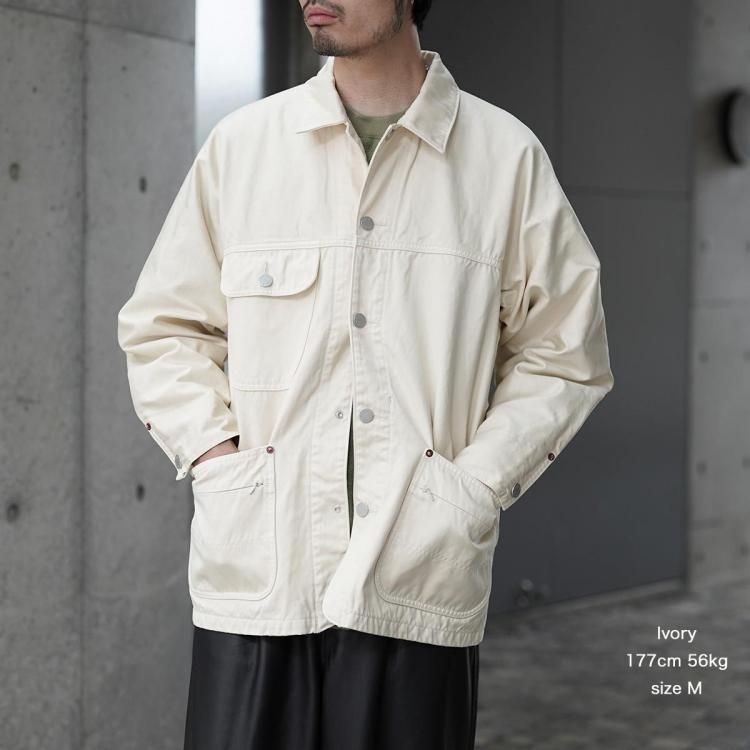 オー O- 25aw チョアジャケットカバーオールモールスキン XXC(HORE