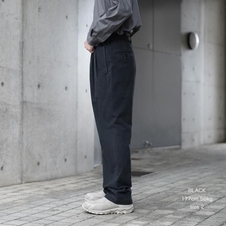 新品 25ss nonnative オフィサーチノトラウザー パンツIVORY2 ノンネイティブ nonnative 25ss オフィサーチノトラウザー