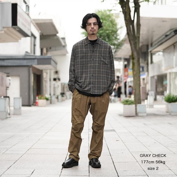 マーカ marka 25aw ダブルポケットオープンカラーシャツ DOUBLE