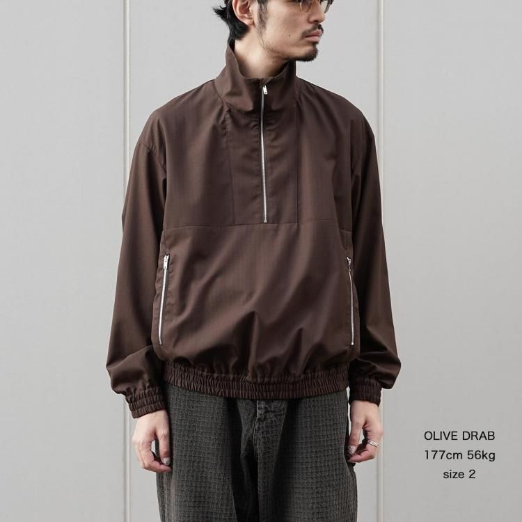 マーカウェア MARKAWARE 25aw ハーフジップトラックジャケット HALF