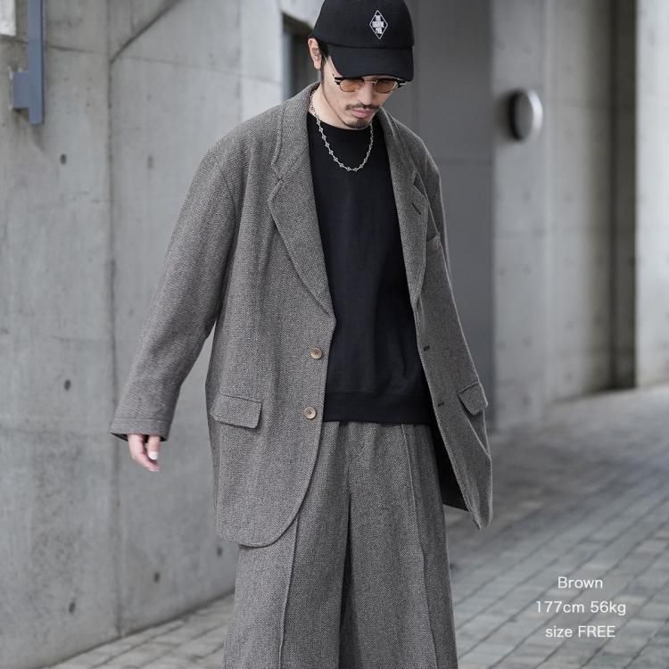 ホームレステイラー HOMELESS TAILOR 25AW ウールセットアップ Wool-Set-up