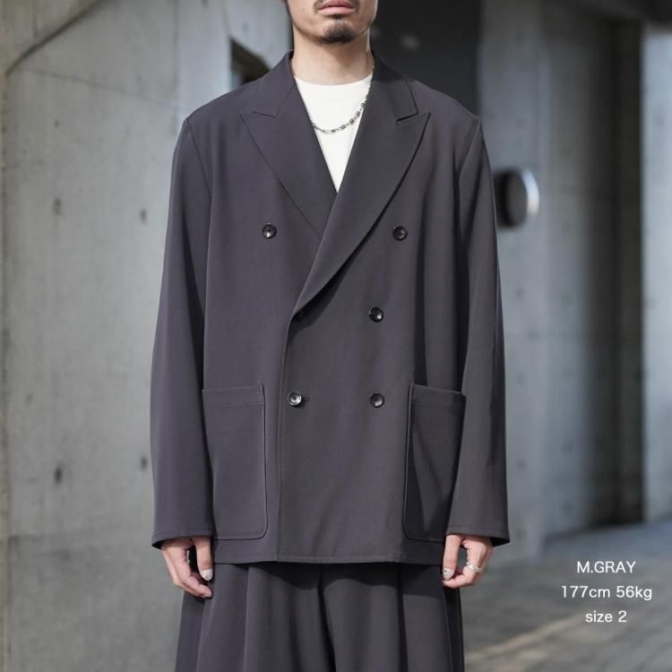 marka ダブルブレストジャケット マーカ marka 25aw ダブルブレステッドジャケットルーズフィット