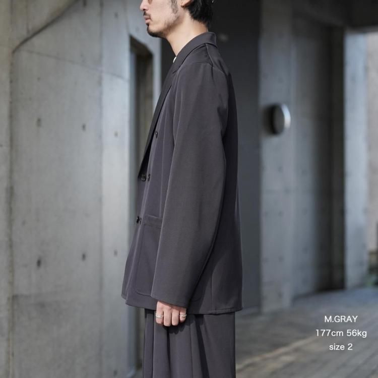 マーカ marka 25aw ダブルブレステッドジャケットルーズフィット