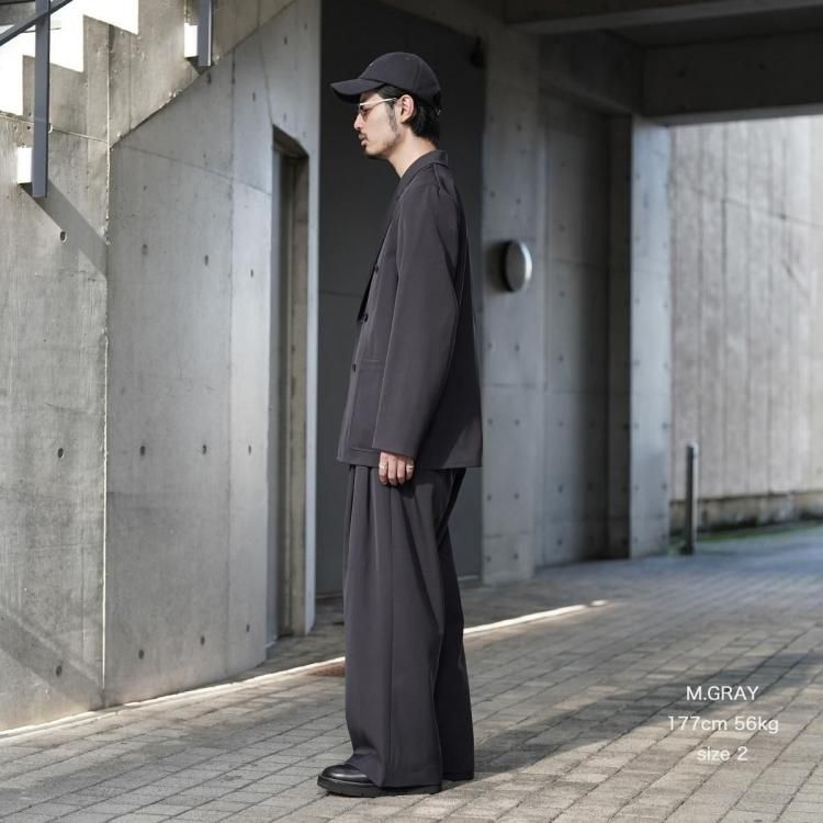 マーカ marka 25aw ダブルブレステッドジャケットルーズフィット