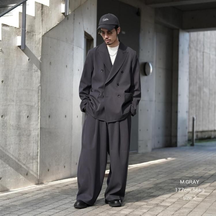 マーカ marka 25aw ダブルブレステッドジャケットルーズフィット