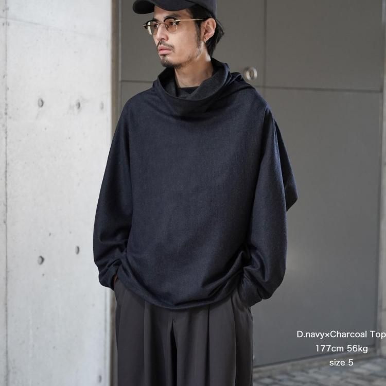 美品 nonnotte ノノット ドレーピング ブルゾン 5 リバーバレイト n25a004_trk1.jpg