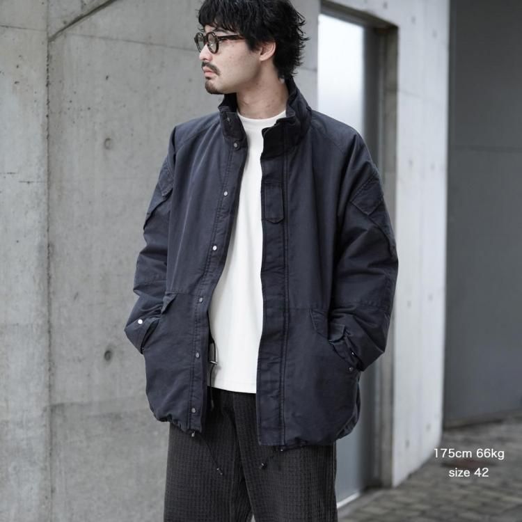 アニュアンス 2025年現行品 ミリタリーオーバーベルトジャケット ネイビー アニュアンス 2025年現行品 ミリタリーオーバーベルトジャケット