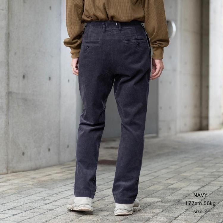 ノンネイティブ nonnative 25aw オフィサーチノトラウザー コットン