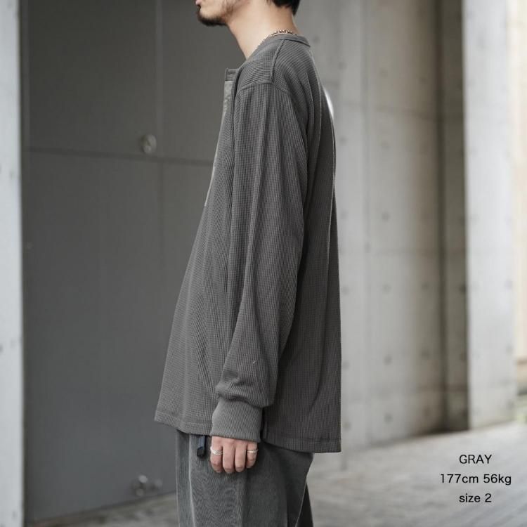 nonnative DWELLER HENLEY NECK POLARTEC 黒 nonnative DWELLER HENLEY NECK POLARTEC 黒 DWELLER S/S HENRY