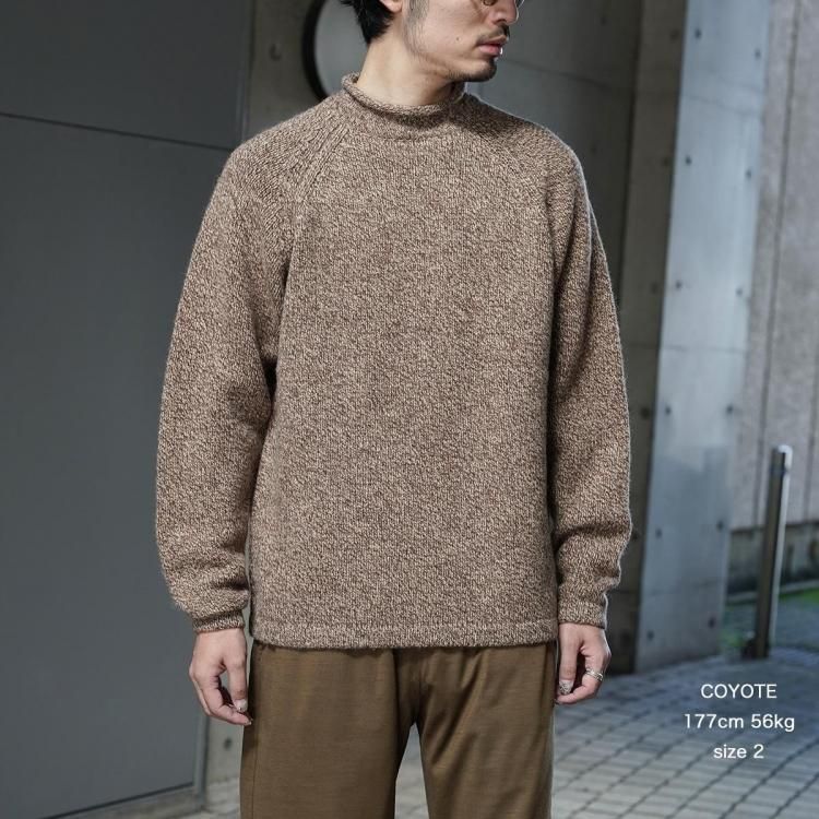 ノンネイティブ nonnative 25aw ハイカープルオーバーロールネック