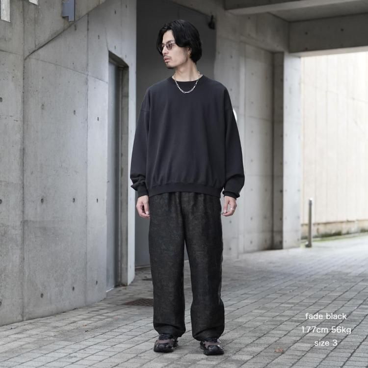 アワサ awasa 25AW クルーネックスウェット スーピマエイジング