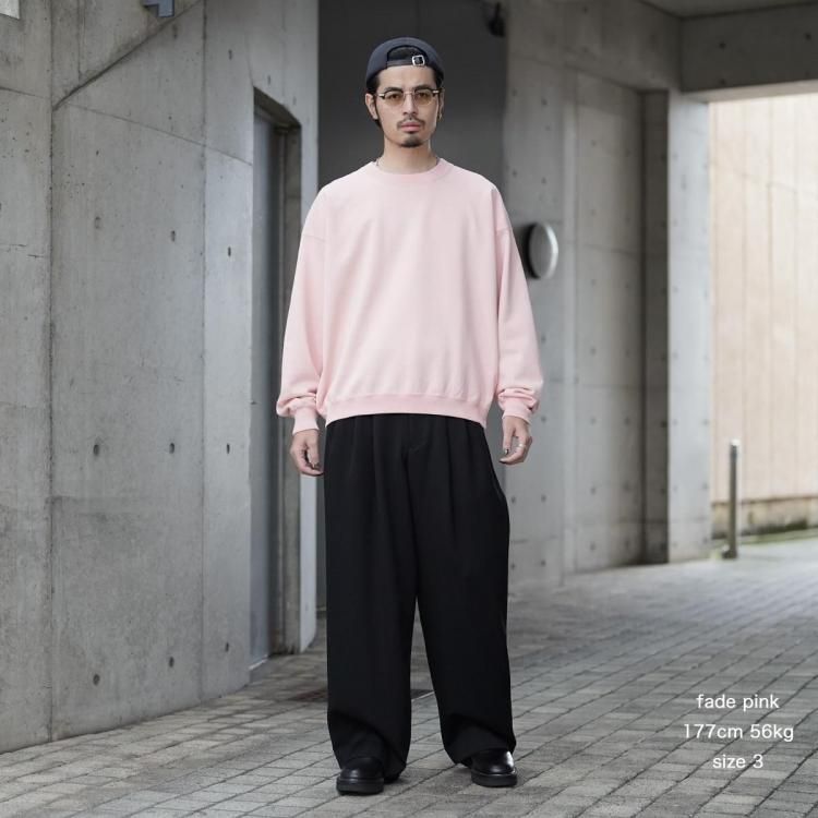 アワサ awasa 25AW クルーネックスウェット スーピマエイジング