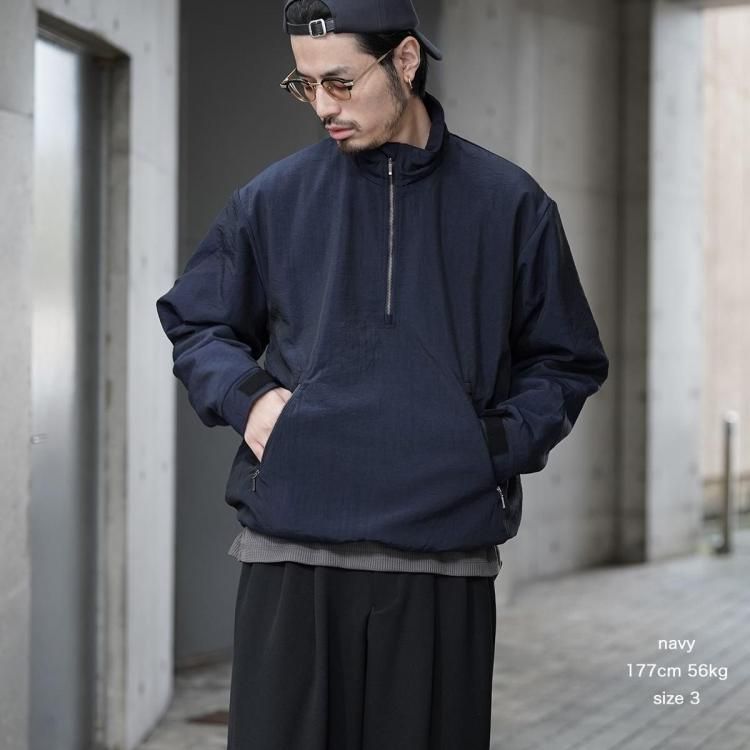 アワサ awasa 25AW ナイロンシルクプルオーバージャケット nylon silk