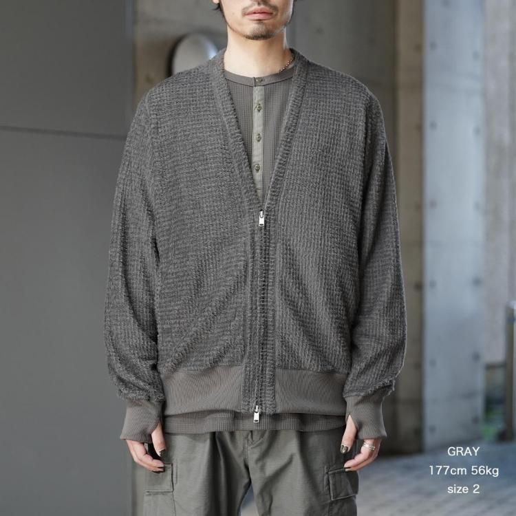 ノンネイティブ nonnative 25AW ハイカージップカーディガン ポーラ