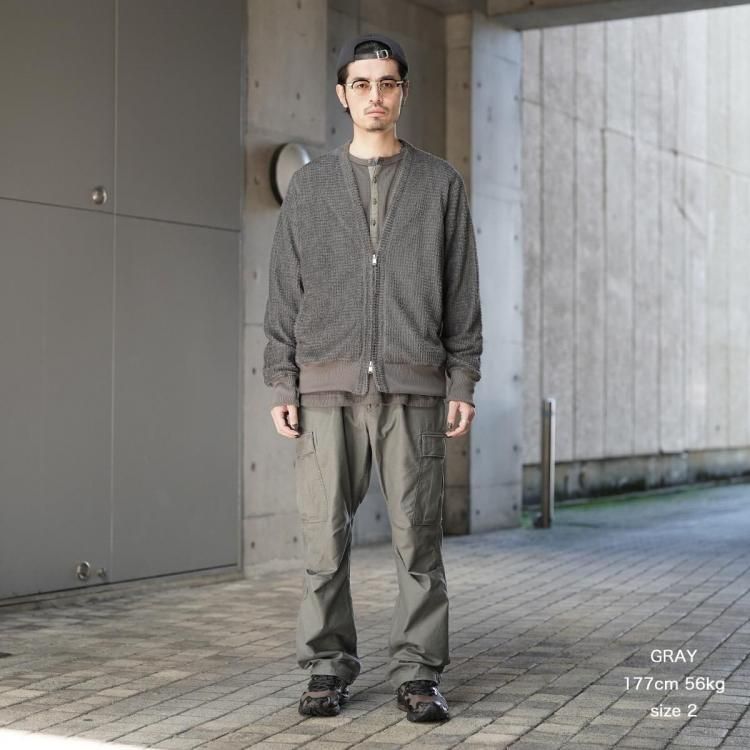 ノンネイティブ nonnative 25AW ハイカージップカーディガン ポーラ