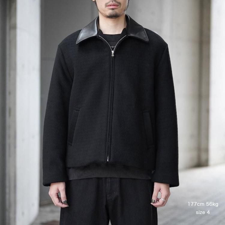インテリム INTERIM 25aw ハリントンジャケット ブラッシュドダブル