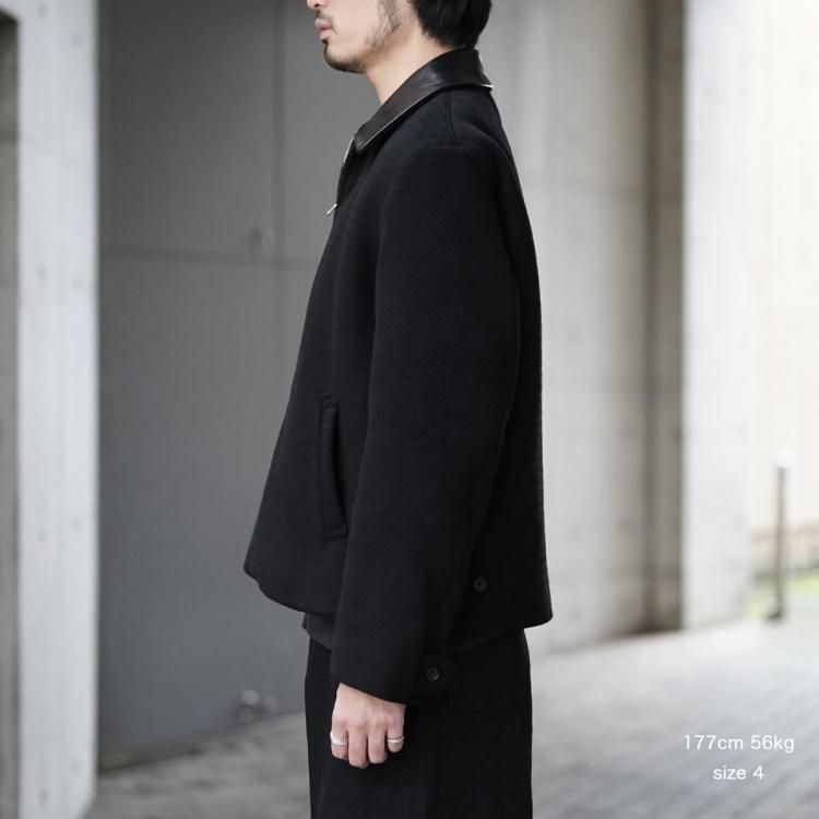 インテリム INTERIM 25aw ハリントンジャケット ブラッシュドダブル