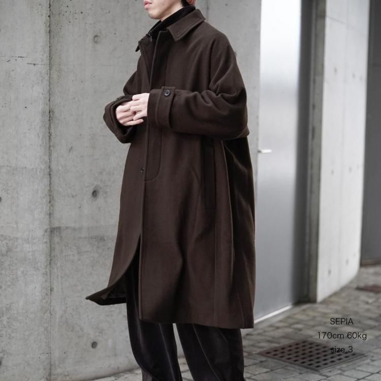 ワンフィフス ONEfifth 25AW ロード ステンカラーコート ロングコート LOAD