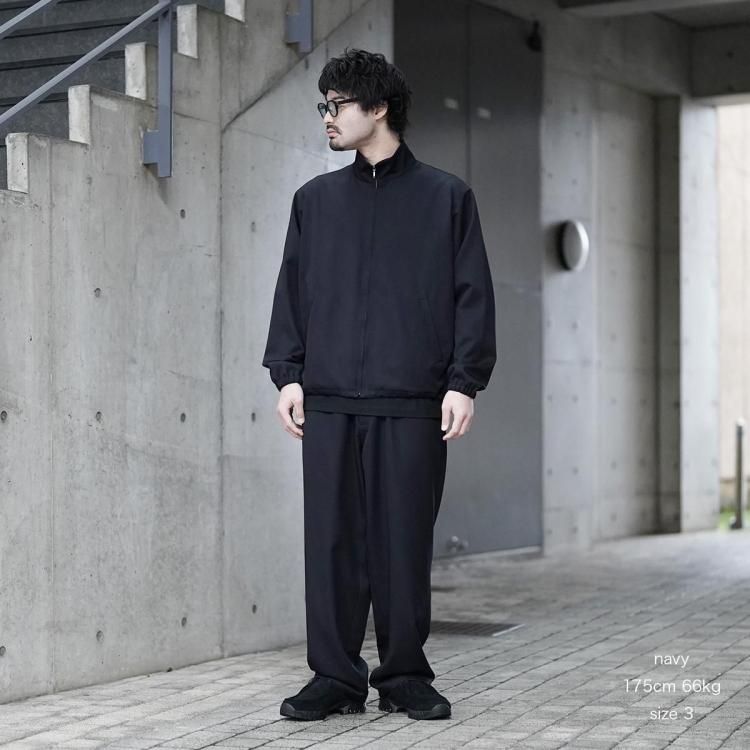 アワサ awasa 26ss ウールギャバジンジップアップジャケット wool