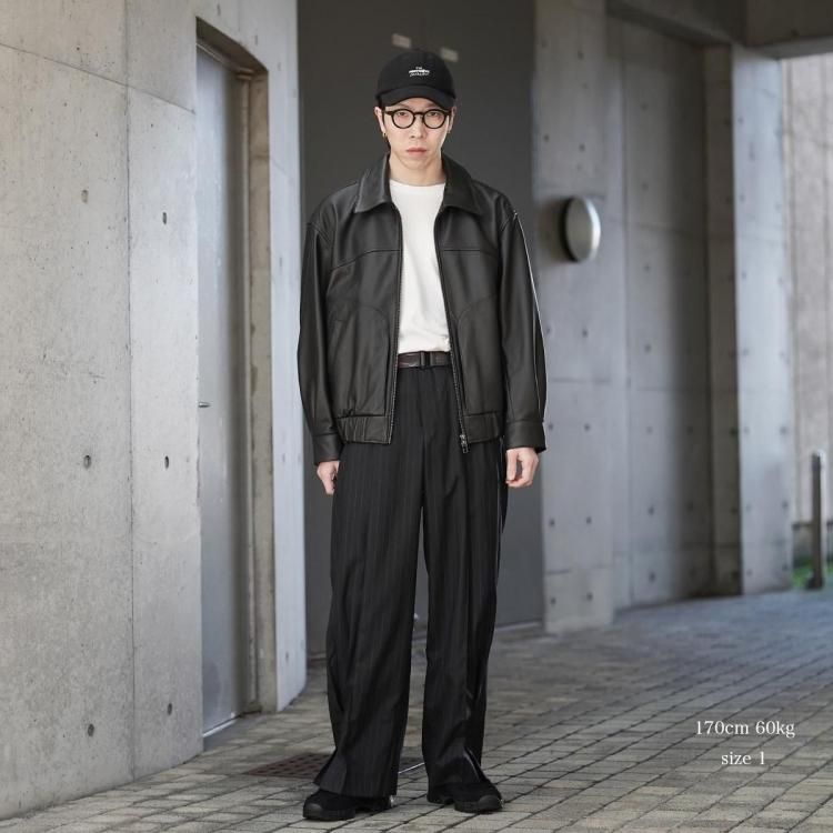 シーシーユー CCU 26ss レザージャケットシープスキン A-1 JACKET