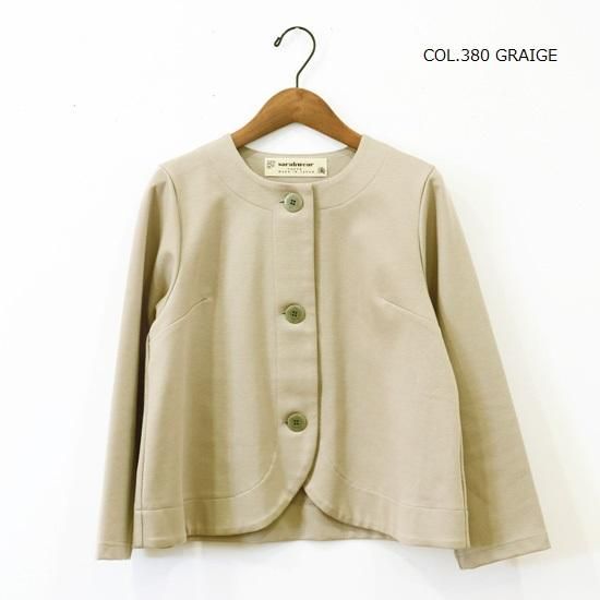オケージョンアイテム ポンチ ノーカラージャケット【Sarahwear】